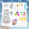 KAEGREEL Kids Baking Chef Set with Unicorn Apron and Mitt, 26pcs Kitchen Toys Kid Cooking Set with Chef Hat Spoons Whisk, Chef Supplies Role Play Gifts for Girls Boys Aged 3 4 5 6 7 8 Years Old view 2