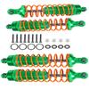 4PCS Full Aluminum Front Rear Shocks Upgrade Parts for 1/10 Big Rock/Senton 550/Granite 550/ Vorteks 550 4X4, 1/10 Typhon 4X4 RC Truck,Big Bore Hops Up RC Shocks (Green) view 1