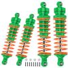 ARRCat Big Bore RC Shock for Slash 4WD 4x4 Upgrades Parts, 1/10 Stampede 4WD 4x4,Hoss 4WD 4x4,Rustler 4WD 4x4,4PCS Aluminum Full Metal Front Rear Shocks Absorber,Replace 5862,Green view 1