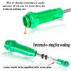 ARRCat Big Bore RC Shock for Slash 4WD 4x4 Upgrades Parts, 1/10 Stampede 4WD 4x4,Hoss 4WD 4x4,Rustler 4WD 4x4,4PCS Aluminum Full Metal Front Rear Shocks Absorber,Replace 5862,Green view 4