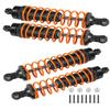 ARRCat 4PCS Black Big Bore All Aluminum Front Rear RC Shocks, Upgrade Parts for Slash 4x4 Rustler 4X4 Stampede, Replace 5862 view 1
