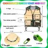 INNOCHEER Kids Explorer Kit & Bug Catcher Kit & Safari Costume Kit, Outdoor Exploration Set with Hat, Vest, Butterfly Net and Bugs Book for Boys Girls 3-12 Years Old (Camouflage Green) view 3