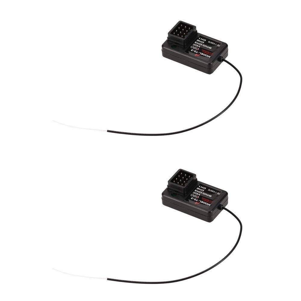 Replacement Part For 1pc / 2pcs TG3 Transmitter Accessories Receiver 2.4G 3CH RC Car Boat Receiver For TG3 AX5S Transmitter - (Color: 2pcs)