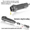 ARRCat Big Bore RC Shock for Slash 4WD 4x4 Upgrades Parts, 1/10 Stampede 4WD 4x4,Hoss 4WD 4x4Rustler 4WD 4x4,4PCS Aluminum Full Metal Front Rear Shocks Absorber,Replace 5862,Gray view 4