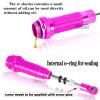 ARRCat 1/10 Big Bore RC Shock for Slash, Stampede, Hoss, Rustler 4WD Vehicles - 4PCS Aluminum Full Metal Front and Rear Shocks, Replace 5862 - Rose view 4