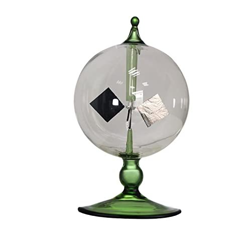 Optical Part For Desk Decoration Radiometer Crookes Green Solar Power Spinning Vanes Windmill
