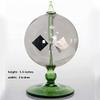 Optical Part For Desk Decoration Radiometer Crookes Green Solar Power Spinning Vanes Windmill view 3