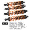 ARRCat Big Bore RC Shock for Slash 4WD, Stampede 4x4, Hoss 4WD, Rustler 4x4 - 4PCS Aluminum Full Metal Shocks, Replace 5862, Black view 2