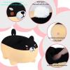 AFAN Shiba Inu Stuffed Animal Plush Kawaii Corgi Dog Plush Pillows Cute Soft Dog Toy Plushies Gifts for Boys Girls Kids (Black, 15.7 Inch) view 3