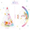 WERNNSAI Unicorn Party Supplies - 12 Pcs Colorful Cone Headbands, Art Craft Paper Hats for Girls Princess Dress-up Theme Decorations view 2