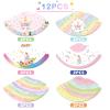 WERNNSAI Unicorn Party Supplies - 12 Pcs Colorful Cone Headbands, Art Craft Paper Hats for Girls Princess Dress-up Theme Decorations view 3