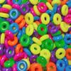 14mm Plastic Rings Multi Neon Color 100pc for Crafts Kids School Birds Toy | Art Craft Supply by Byndgreenstore view 1