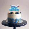 LECAKTO Airplane Birthday Cake Topper,Airplane Travel Themed Birthday Party Decorations for Kids Birthday Party,Kids Plane Theme Party Baby Shower view 3