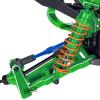 4-Pcs All Aluminum Front Rear RC Shocks Upgrade Kit for Slash Rustler Stampede Hoss. ARRCat Big Bore RC Shock Absorber Hops Up, Replace 5862, Green view 4
