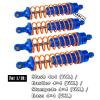 ARRCat Big Bore RC Shock for Slash 4WD, Stampede 4x4, Hoss 4x4, Rustler 4WD - 4PCS Aluminum Full Metal Shocks, Replace 5862, Navy Blue view 2