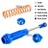 ARRCat Big Bore RC Shock for Slash 4WD, Stampede 4x4, Hoss 4x4, Rustler 4WD - 4PCS Aluminum Full Metal Shocks, Replace 5862, Navy Blue view 3
