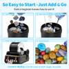 KomeStone Rock Tumbler Kit, K1 Professional Large 2.5LB Capacity Edition - Memory Function, Digital Timer & Variable Speeds: Includes All Accessories, Rock Polisher Gift for Adults & Kids view 3