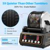 KomeStone Rock Tumbler Kit, K1 Professional Large 2.5LB Capacity Edition - Memory Function, Digital Timer & Variable Speeds: Includes All Accessories, Rock Polisher Gift for Adults & Kids view 4