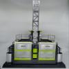 ND 1:20 Zoomlion Construction Elevator Model Hoist Replica Green Grey Cage can Lift Up Down Door Open Collection Toys Gift view 1