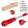 ARRCat Big Bore RC Shock for Slash 4WD 4x4 Upgrades Parts, 1/10 Stampede 4WD 4x4,Hoss 4WD 4x4Rustler 4WD 4x4,4PCS Aluminum Full Metal Front Rear Shocks Absorber,Replace 5862,Red view 3