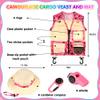 INNOCHEER Kids Explorer Kit & Bug Catcher Kit & Safari Costume Kit, Outdoor Exploration Set with Hat, Vest, Butterfly Net and Bugs Book for Boys Girls 3-12 Years Old (Camouflage Pink) view 3