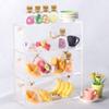 13 Packs Cute 1:12 Miniature Dollhouse Food Lollipop Toast Cheese Bread Donut Fruit Slice Jar Glass Bottle Mini Kitchen Scene Model Simulation DIY Decoration Accessories view 2