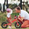 BABY JOY Kids Balance Bike, No Pedal Training Bicycle with Adjustable Handlebar & Seat and Puncture-Proof EVA Tires, Lightweight Beginner Toddler Bike, Ages 30 Months to 5 Years (Red) view 2