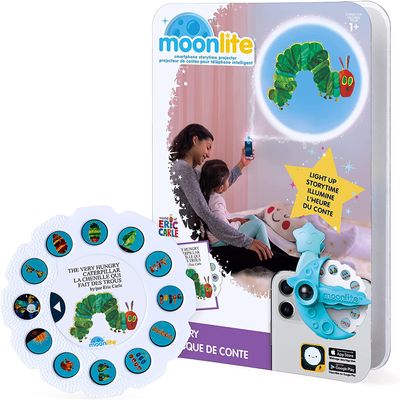 Moonlite Storybook Reels For Flashlight Projector, Kids Toddler | The Very Hungry Caterpillar | Single Reel Pack Story For 12 Months and Up