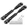 2PCS 77-101MM Universal Drive Shaft RC Upgrades for 1/10 SCX10 SCX10-II D90 Gen7 /Pro Rc 4WD GEN8 RC Crawler,RC Upgrade Parts Hop-Ups,Steel Full Metal Drive Shaft,Black (77-101 MM,2PCS) view 1