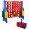 Giantville Giant 4 in a Row Connect Game + Storage Carry Bag - 4" Wide X 3.5" Tall - Oversized Jumbo Sized Entertainment for Outdoor/Indoor Play for Kids & Adults - Durable Waterproof - 2024 Version view 1