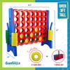 Giantville Giant 4 in a Row Connect Game + Storage Carry Bag - 4" Wide X 3.5" Tall - Oversized Jumbo Sized Entertainment for Outdoor/Indoor Play for Kids & Adults - Durable Waterproof - 2024 Version view 2
