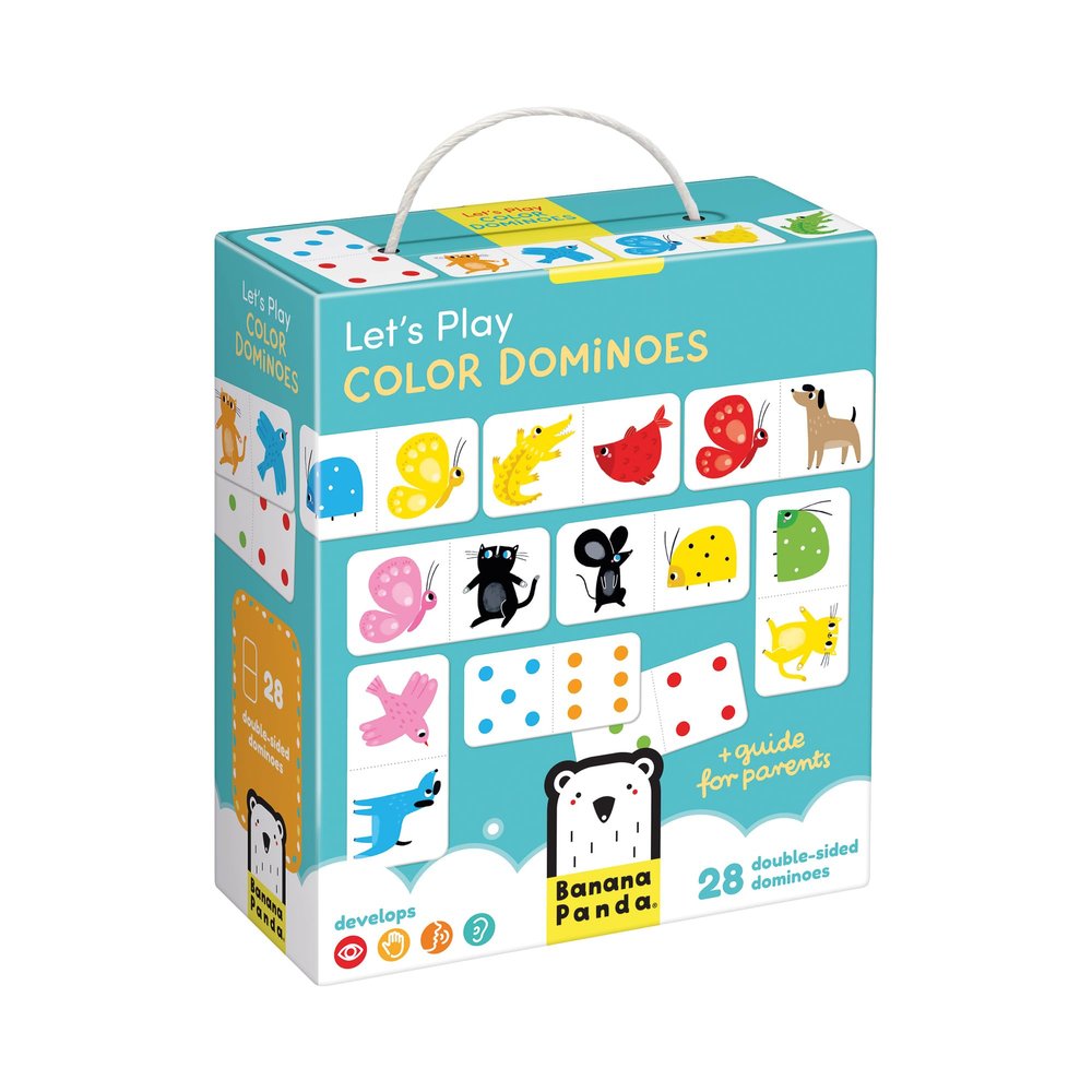 Banana Panda Let's Play Color Dominoes, Age 2+ (BPN49166)