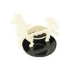 LITKO Llama Character Mount | Alpaca | Role Playing Games | Compatible with Dungeons & Dragons and Pathfinder Games (White, 40mm Circular Base) view 1
