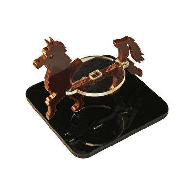 LITKO Llama Character Mount | Alpaca | Role Playing Games | Compatible with Dungeons & Dragons and Pathfinder Games (Brown, 2-inch Square Base)