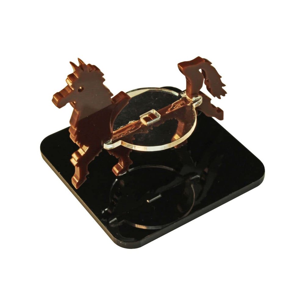 LITKO Llama Character Mount | Alpaca | Role Playing Games | Compatible with Dungeons & Dragons and Pathfinder Games (Brown, 2-inch Square Base)