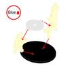 LITKO Llama Character Mount | Alpaca | Role Playing Games | Compatible with Dungeons & Dragons and Pathfinder Games (Ivory, 50mm Circular Base) view 3