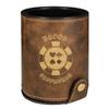 Sofia's Findings Personalized Poker Leatherette Dice Cup - Rustic/Gold view 1