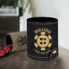 Sofia's Findings Personalized Poker Leatherette Dice Cup - Rustic/Gold view 2