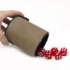 Sofia's Findings Personalized Poker Leatherette Dice Cup - Rustic/Gold view 4
