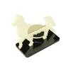 LITKO Llama Character Mount | Alpaca | Role Playing Games | Compatible with Dungeons & Dragons and Pathfinder Games (White, 25mmx50mm Rectangular Base) view 1