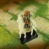 LITKO Llama Character Mount | Alpaca | Role Playing Games | Compatible with Dungeons & Dragons and Pathfinder Games (White, 25mmx50mm Rectangular Base) view 2