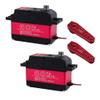 2Pcs RCmall DS5160 SSG HV 60KG Large Torque Programmable Digital 270 Degree RC Servo with T18 Adjustable Metal Servo Arm for 1/5 Scale RC Crawler Truck Robot view 1