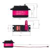 2Pcs RCmall DS5160 SSG HV 60KG Large Torque Programmable Digital 270 Degree RC Servo with T18 Adjustable Metal Servo Arm for 1/5 Scale RC Crawler Truck Robot view 3