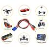 WOODGUILIN EC5 Connector Plug,EC5 Connector Male to 4mm Banana Plugs Battery Charge Lead Adapter with 12AWG 30CM Cable Wire for RC Helicopter Vehicle Toys,Quadcopter Car(2Pack EC5 Banana) view 2