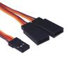 OliRC 6pcs Servo Y Cable 1 to 2 Y Leads Male to Female Extension Lead Wire for RC Airplane Model(C171-6) view 4