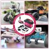 RCmall 4PCS DS3225 25KG Digital Rc Servo, High Torque Waterproof Full Metal Gear RC DS Servo Motor with 25T Servo Arm for Baja Car Robotic Arm 1/8 1/10 1/12 Crawler Truck Boat (Angle 270 Degree) view 4