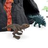 Enjoyin Volcano Dinosaur Playset Including 4 Dinosaurs and 2 Trees Volcano Dinosaur Toys for Kids view 4