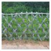 DREAMOSA Climbing Net Kids Outdoor Obstacle,Cargo Net Rope Ladder Webbing Netting for Ninja Slackline,Jungle Gyms,Swing Set,Ninja Warrior Obstacle Course,Treehouse,Climbing Structures,Green view 1