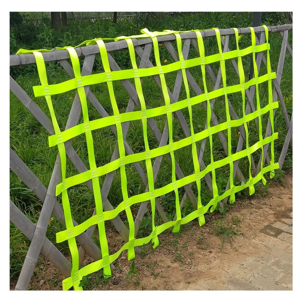 DREAMOSA Climbing Net Ladder,Climbing Cargo Net,Swing Set Ninja Warrior Obstacle Course Indoor Jungle Gym Rope Bridge for Treehouse Webbing Net for Kids Climber,for Backyard Playground,Green