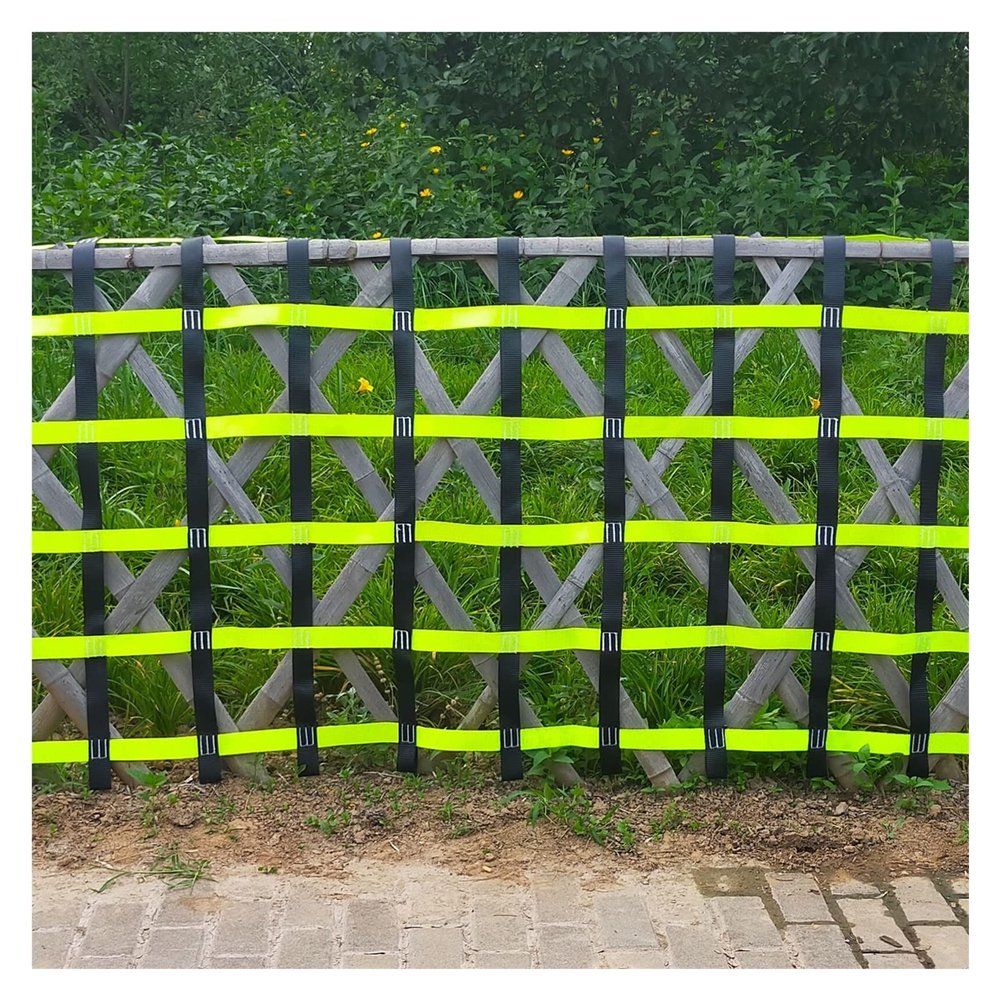 DREAMOSA Net for Climbing Wall,Climbing Cargo Net,Climbing Rope Jungle Gym for Backyard Ninja Course Slackline Treehouse Accessories Rope Bridge Play Tunnel Netting,for Kids Indoor Playground